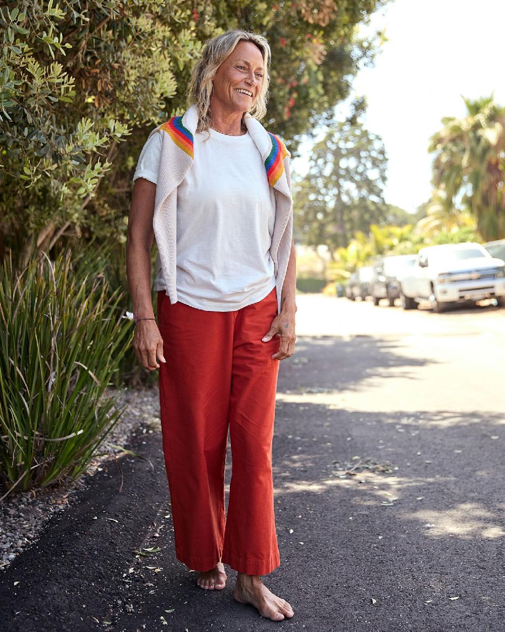 outerknown The Wanderer Pant Persimmon