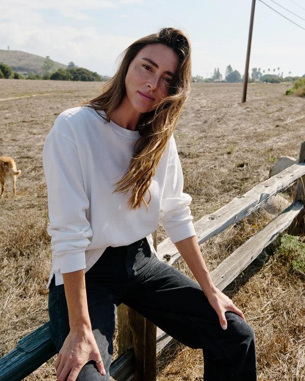 Outerknown The Women's Big Heavy Tee Salt