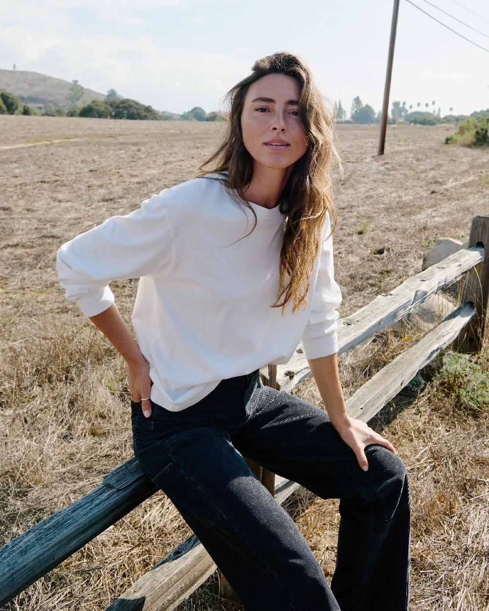 outerknown The Women's Big Heavy Tee Salt