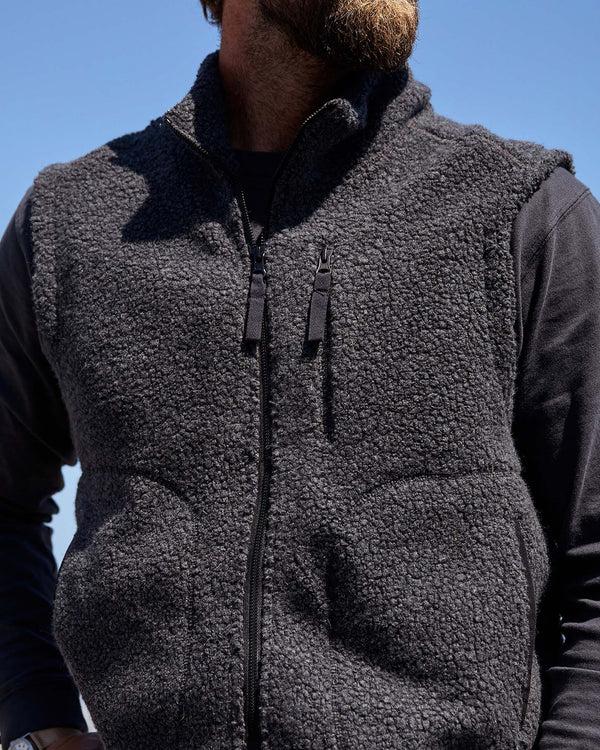 Outerknown The Woolaroo Vest Heather Charcoal