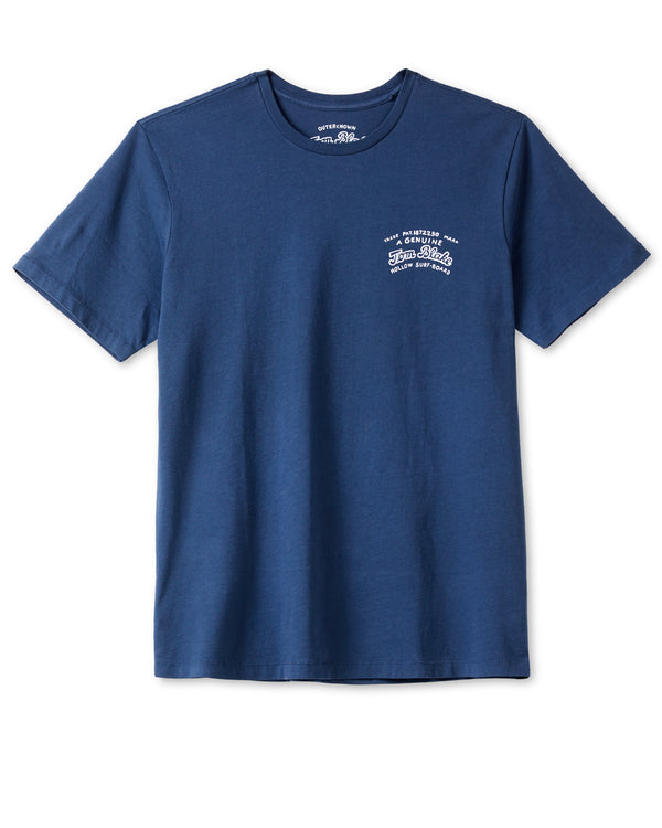 Outerknown Tom Blake Blueprint Tee Marine