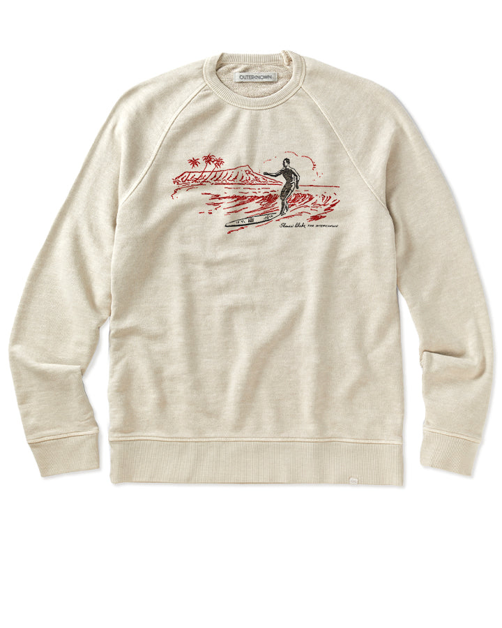 outerknown Tom Blake Waikiki Sur Sweatshirt Desert