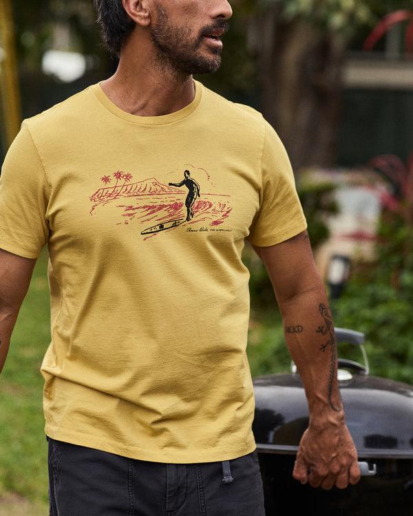 Outerknown Tom Blake Waikiki Tee Coriander