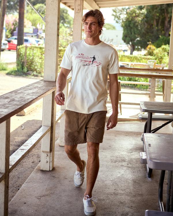 Outerknown Tom Blake Waikiki Tee Salt