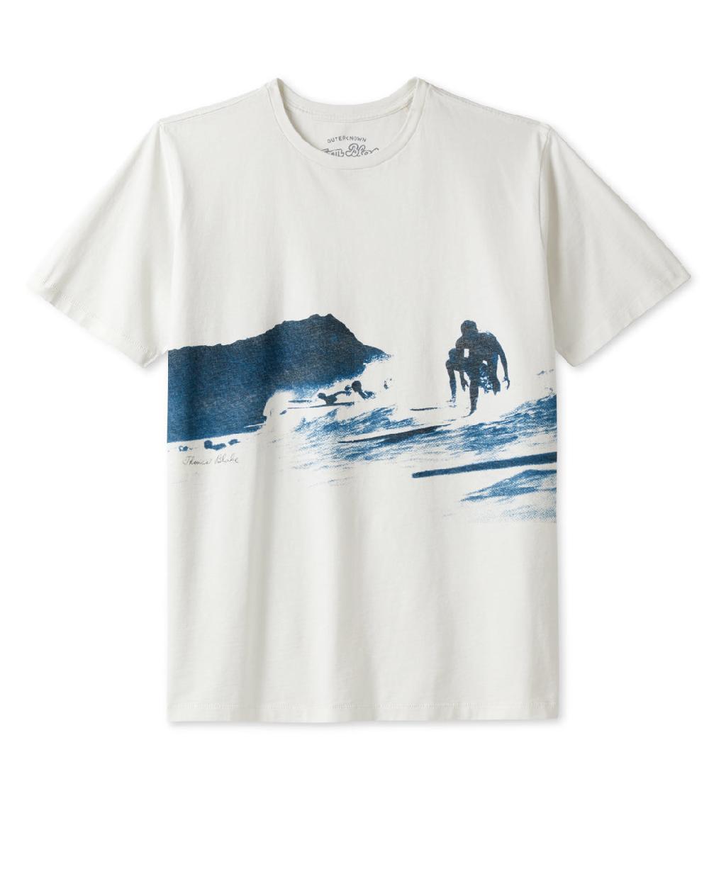 outerknown Tom Blake Wave Tee Salt