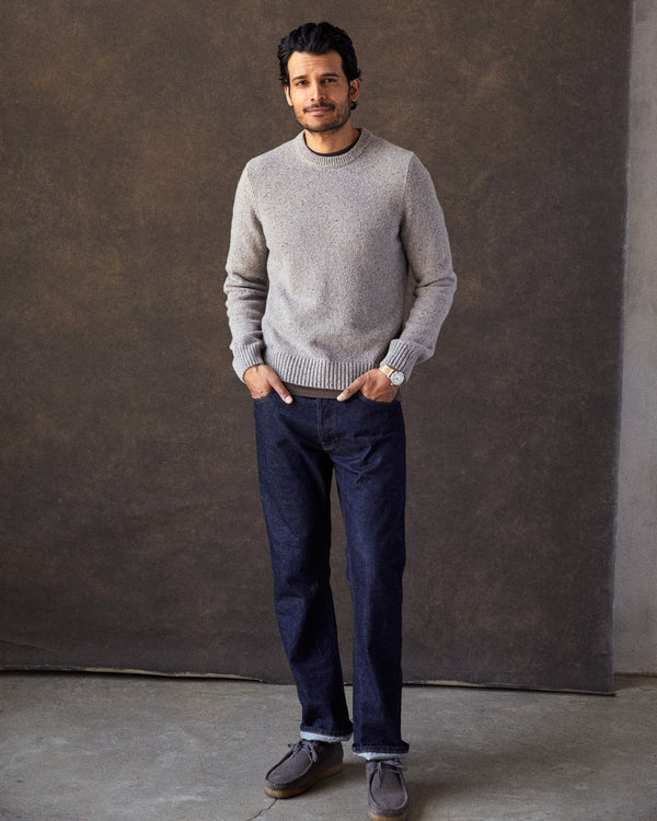 Outerknown Tomales Donegal Crew Heather Multi