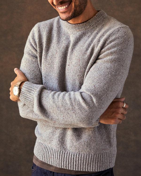 Outerknown Tomales Donegal Crew Heather Multi