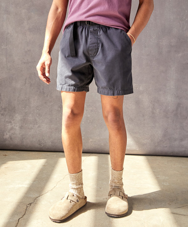 Outerknown Twill Trail Short Washed Black
