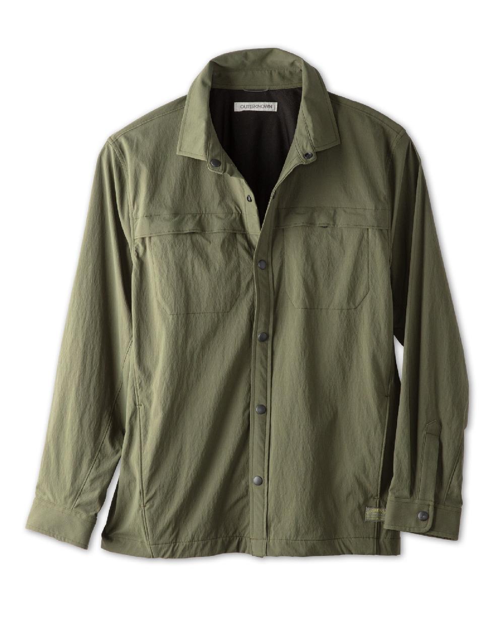 outerknown Versaflow Shirt Deep Olive