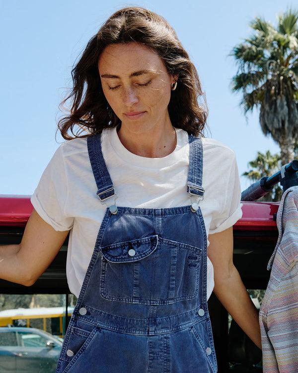 Outerknown Voyage Cord Overalls Indigo