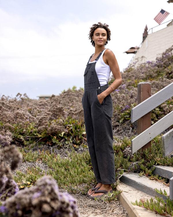 Outerknown Voyage Cord Overalls Washed Black