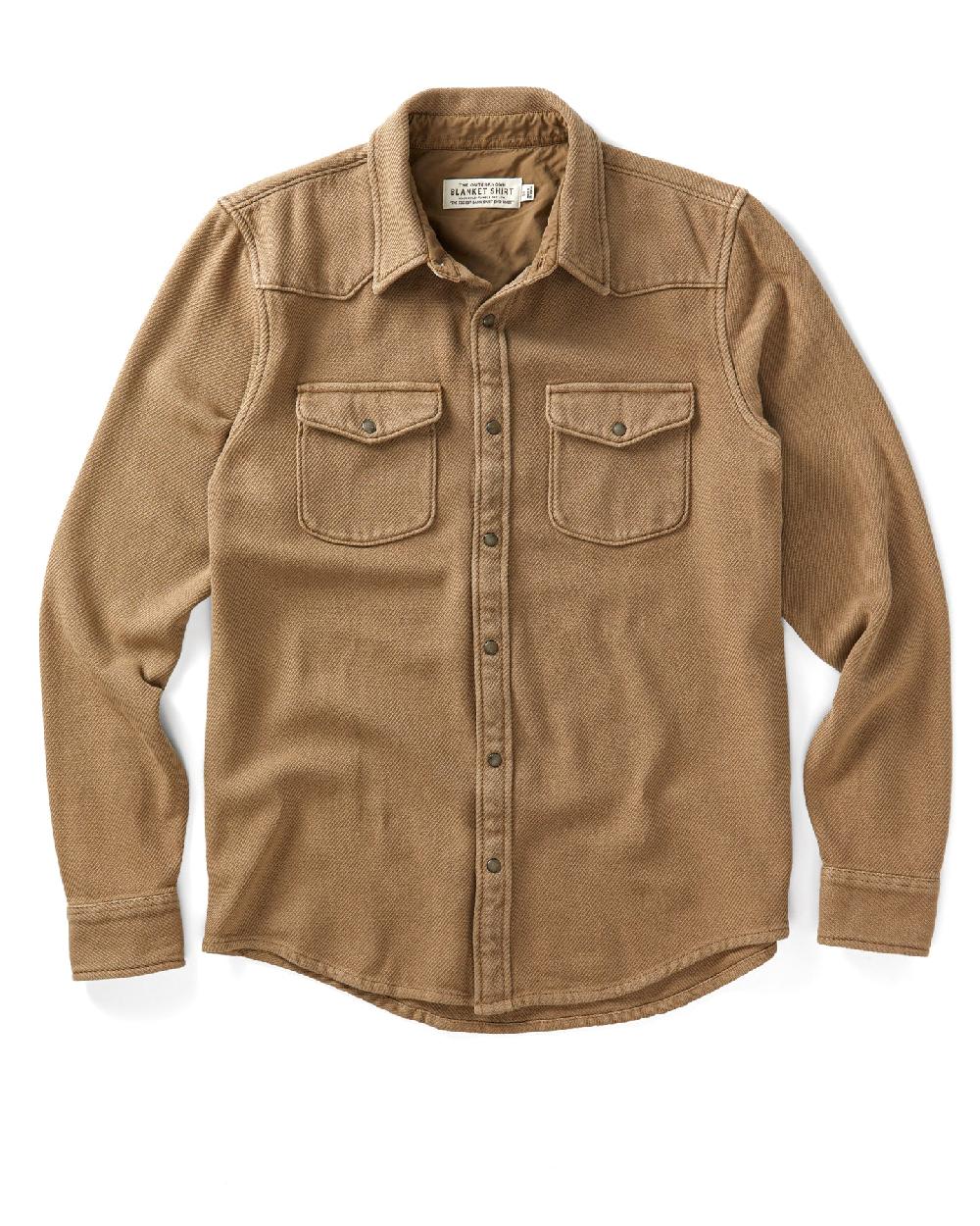 outerknown Westerly Blanket Shirt Chestnut