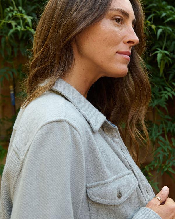 Outerknown Women's Blanket Shirt Heather Grey