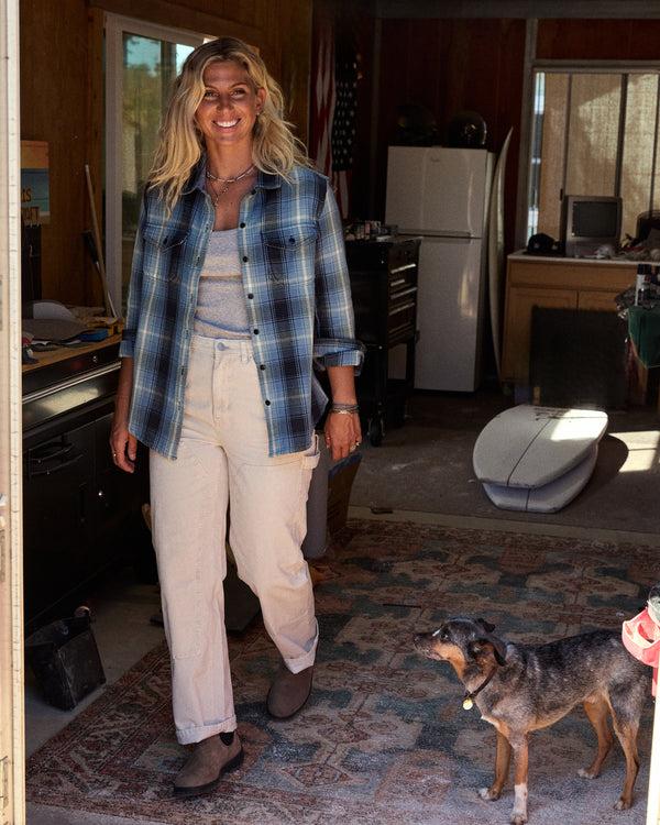 Outerknown Women's Blanket Shirt Puget Plaid