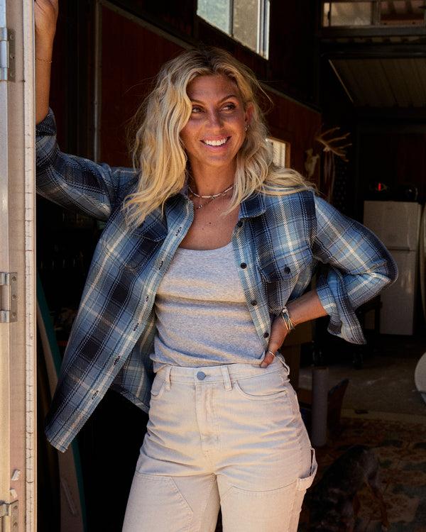 Outerknown Women's Blanket Shirt Puget Plaid
