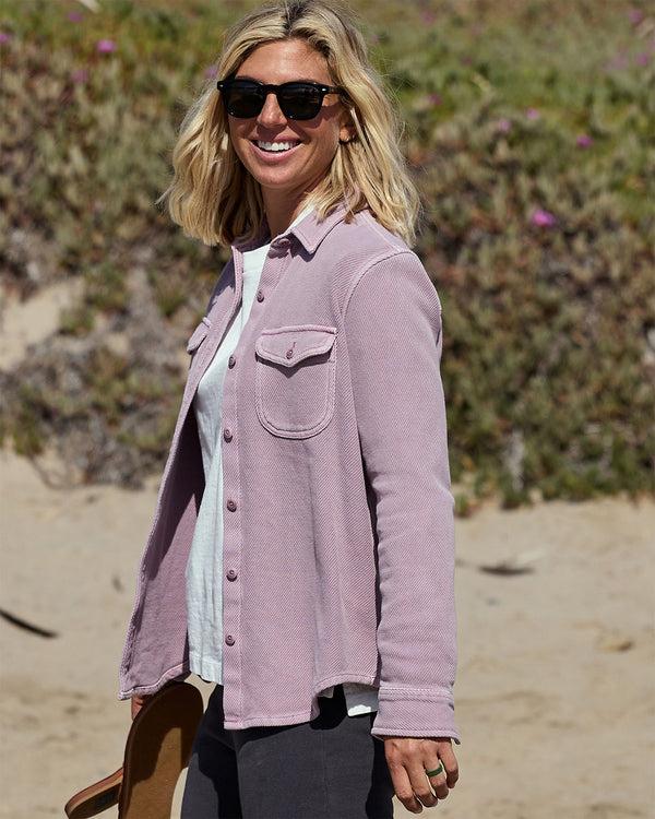 Outerknown Women's Chroma Blanket Shirt Nirvana