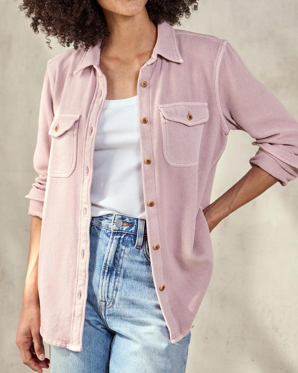 Outerknown Women's Chroma Blanket Shirt Seashell