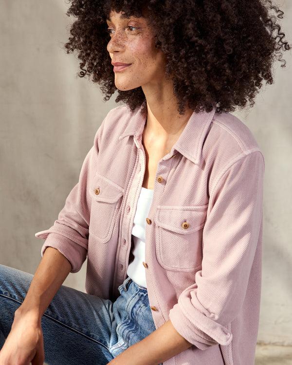 Outerknown Women's Chroma Blanket Shirt Seashell