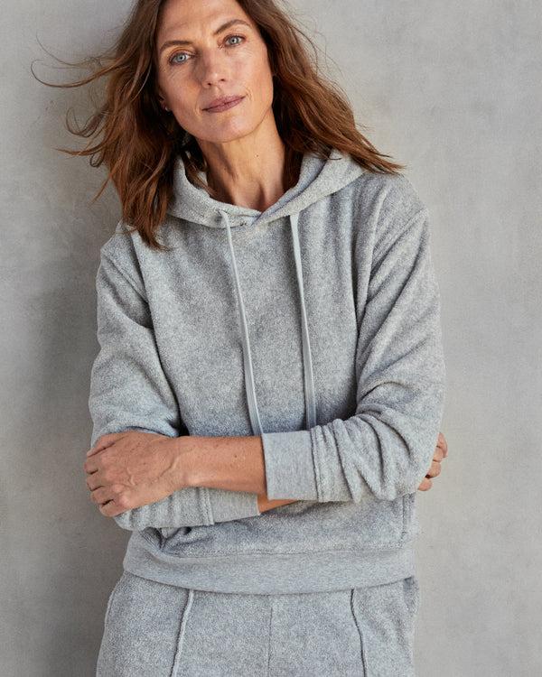 Outerknown Women's Hightide Hoodie Heather Grey