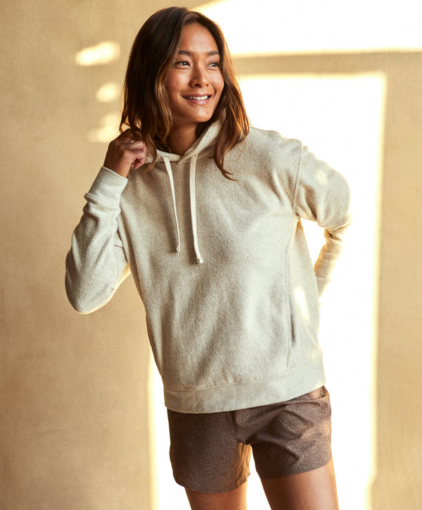 Outerknown Women's Hightide Hoodie Oatmeal Heather