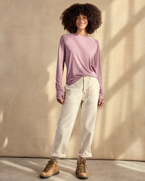 Outerknown Women's Sun Shirt Lilac Sands