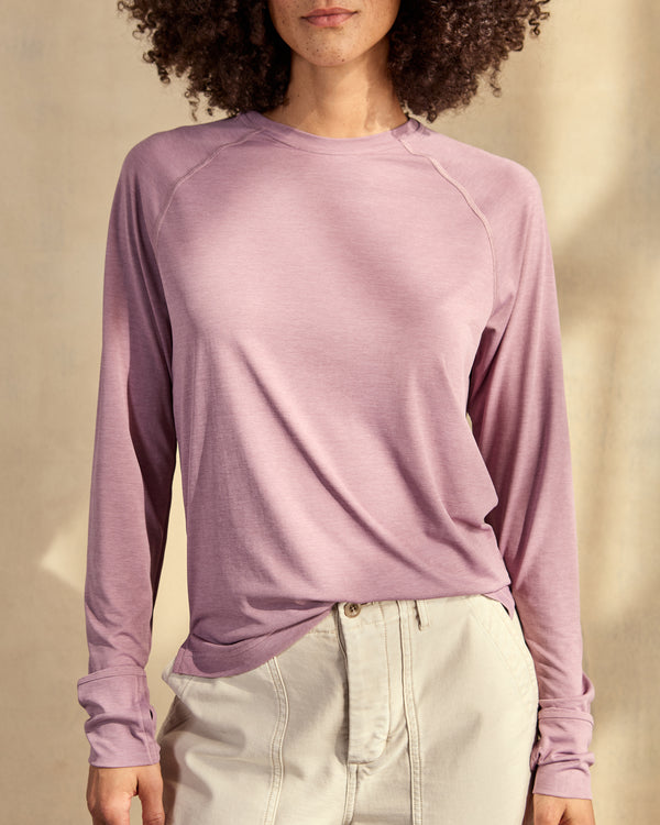 Outerknown Women's Sun Shirt Lilac Sands