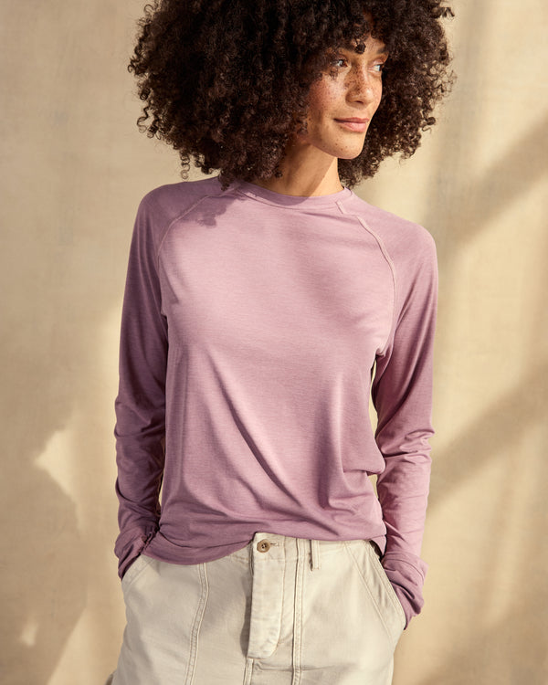 Outerknown Women's Sun Shirt Lilac Sands
