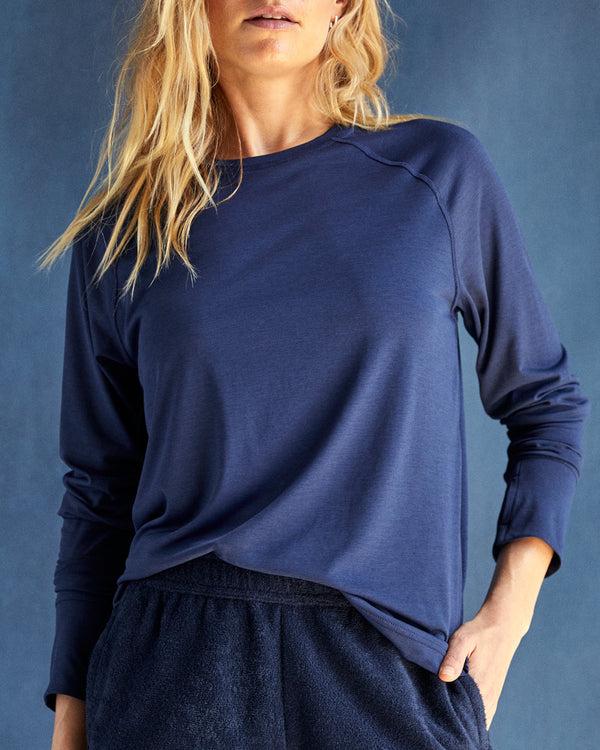 Outerknown Women's Sun Shirt Marine