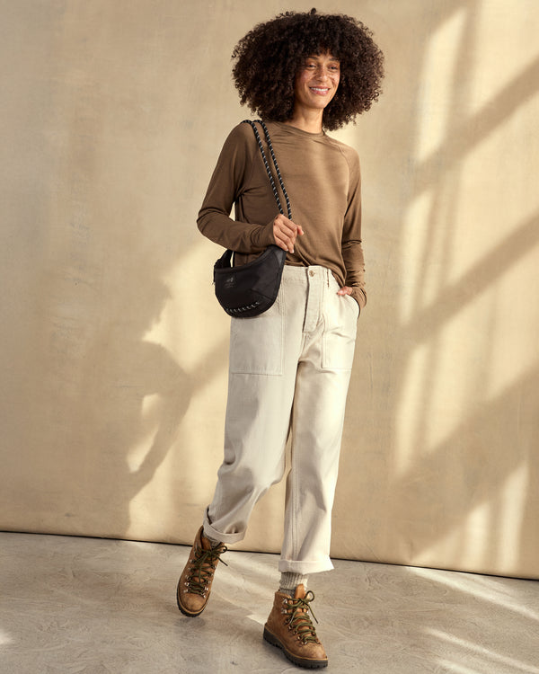 Outerknown Women's Sun Shirt Tawny Wood