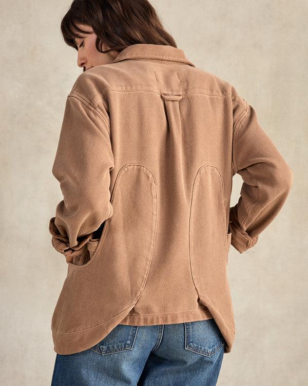 Outerknown The Garden Blanket Shirt Jacket Garden Walnut