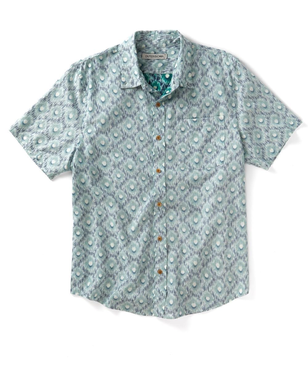 outerknown The S/S Studio Shirt Grassland Feathers Eye