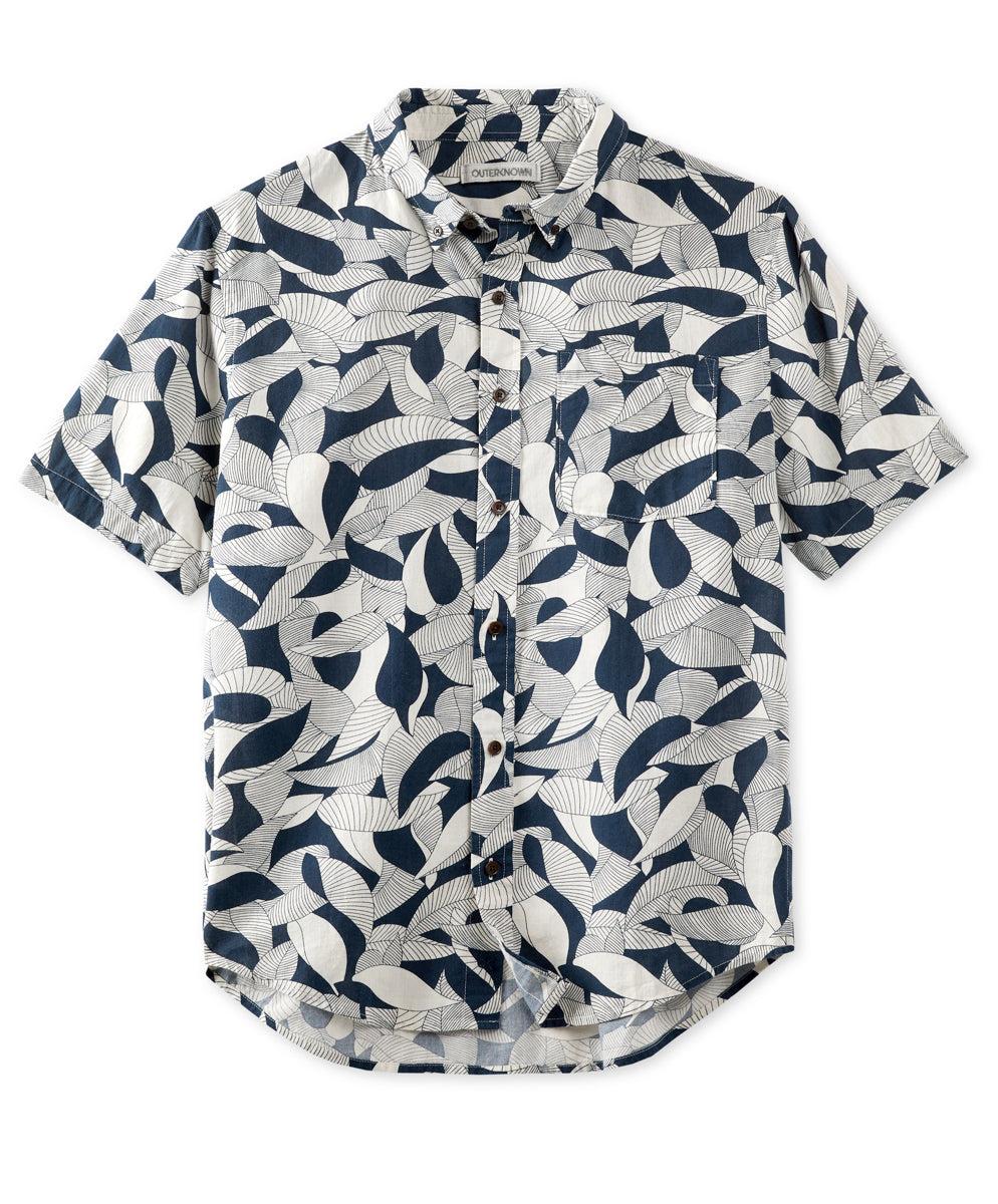 outerknown The S/S Studio Shirt Indigo Floating Fauna
