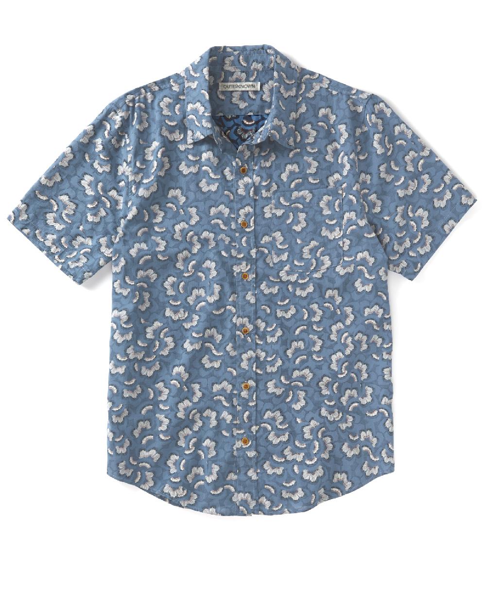 outerknown The S/S Studio Shirt Marine Montipora Coral