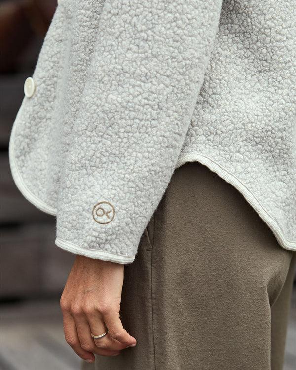 Outerknown The Woolaroo Cocoon Jacket Heather Natural