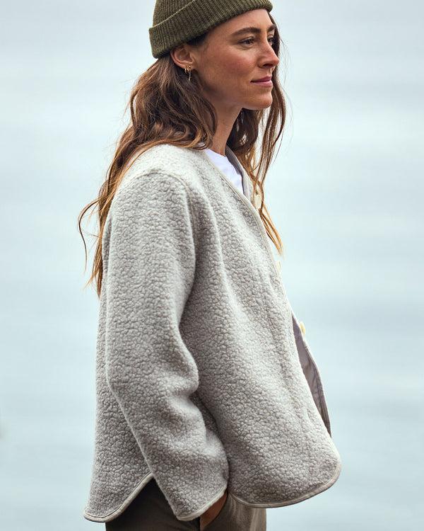 Outerknown The Woolaroo Cocoon Jacket Heather Natural