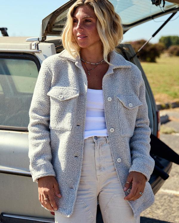 Outerknown The Woolaroo Shirt Jacket Heather Natural