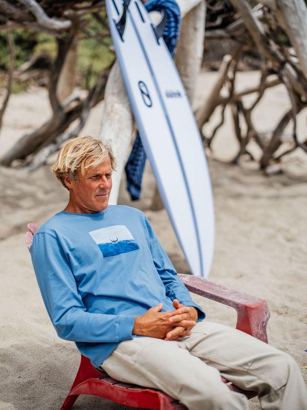 Outerknown Todd Glaser X Outerknown Kelly L/S Tee Hazy Sea