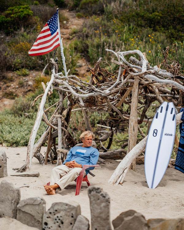 Outerknown Todd Glaser X Outerknown Kelly L/S Tee Hazy Sea