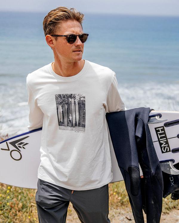 Outerknown Tom Blake X Outerknown Quiver L/S Tee Salt