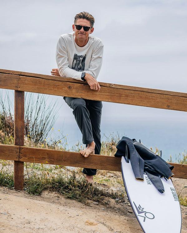 Outerknown Tom Blake X Outerknown Quiver L/S Tee Salt