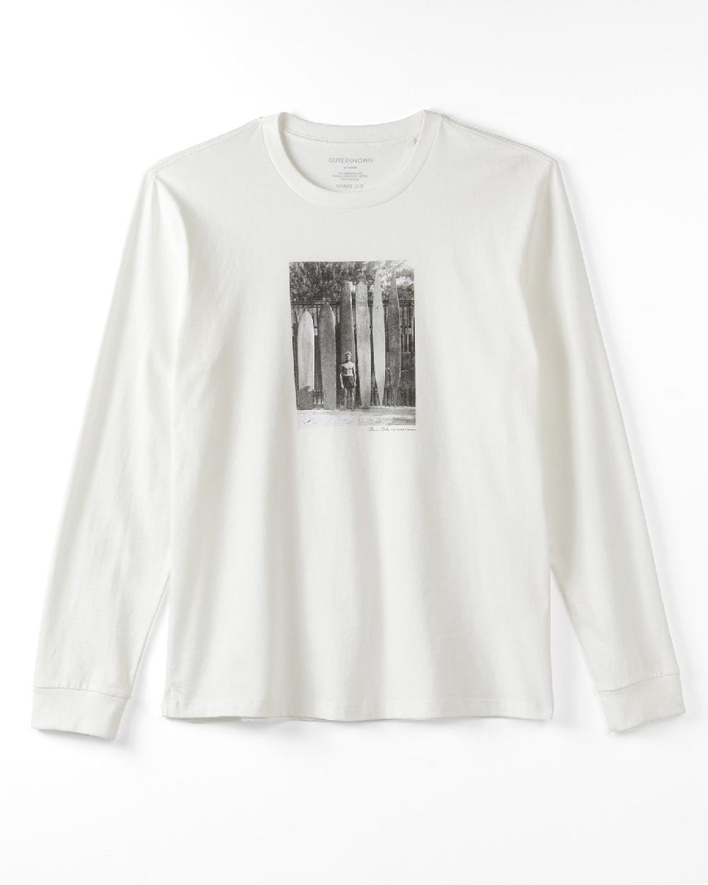 outerknown Tom Blake x Outerknown Quiver L/S Tee Salt