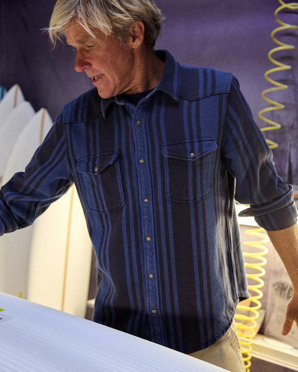 Outerknown Westerly Blanket Shirt Twizone Cabo Stripe