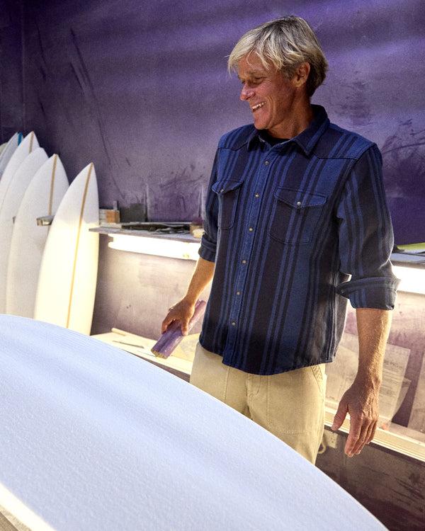 Outerknown Westerly Blanket Shirt Twizone Cabo Stripe