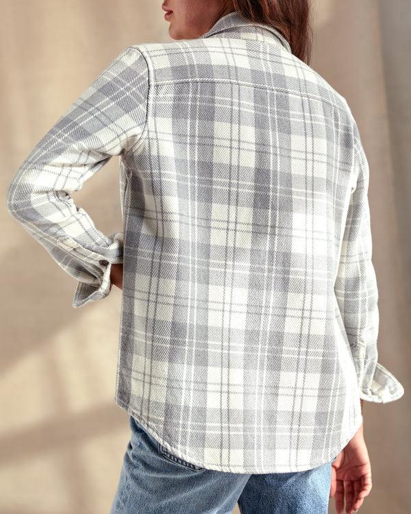 Outerknown Women's Blanket Shirt Half Light Little Boxes