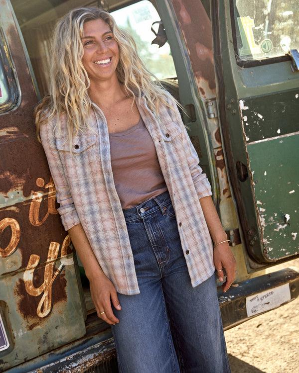 Outerknown Women's Blanket Shirt Savannah Culver Vintage Wash