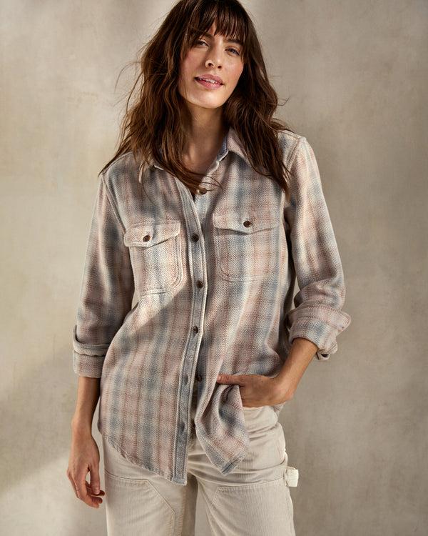 Outerknown Women's Blanket Shirt Savannah Culver Vintage Wash