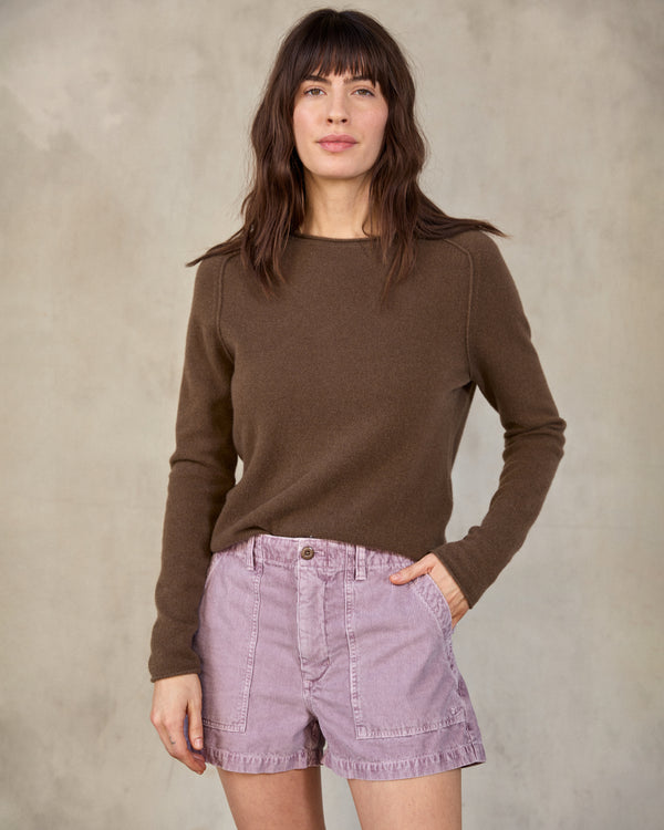 Outerknown Women's Seventyseven Cord Shorts Lilac Sands