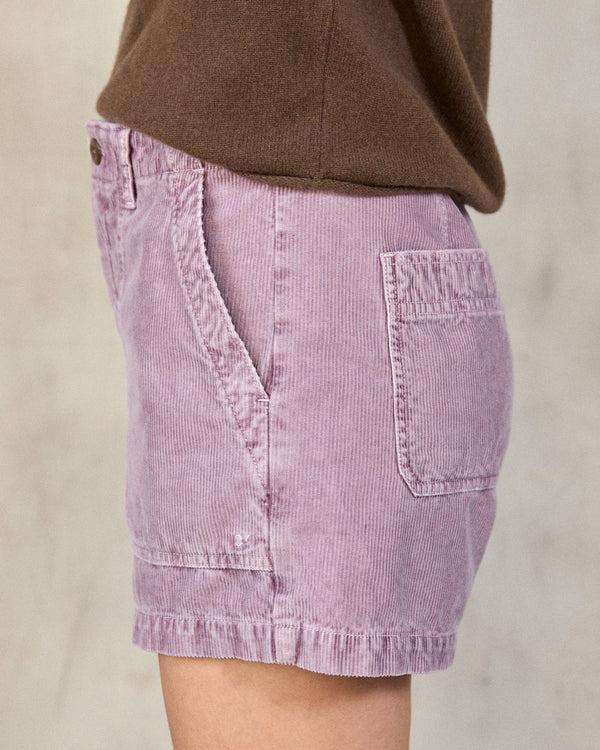 Outerknown Women's Seventyseven Cord Shorts Lilac Sands