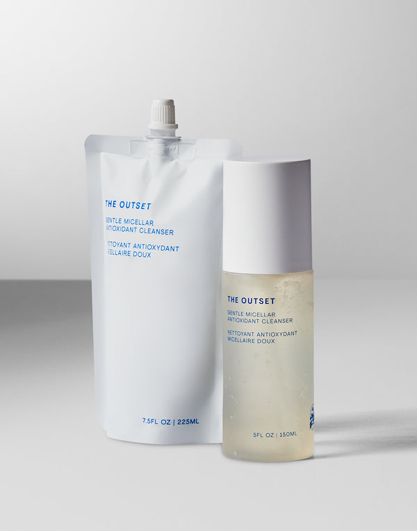 outset Gentle Micellar Antioxidant Cleanser Refill Duo