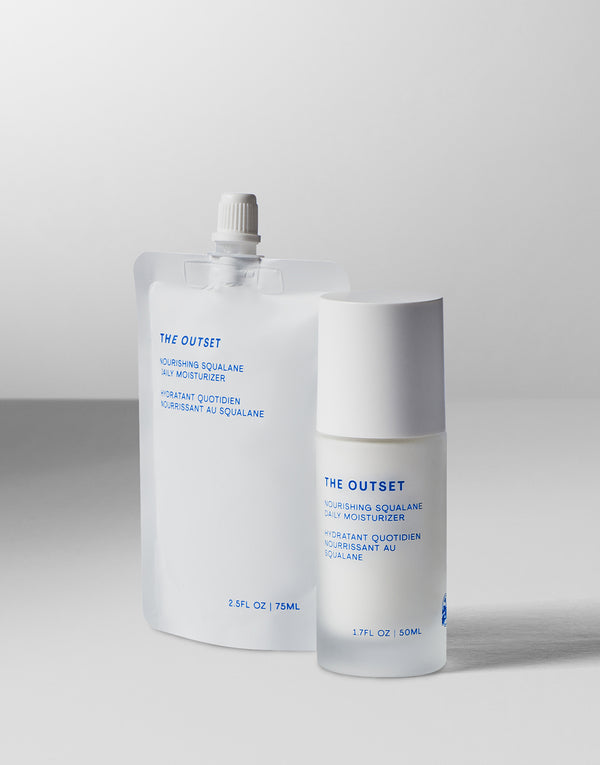 outset Nourishing Squalane Daily Moisturizer Refill Duo